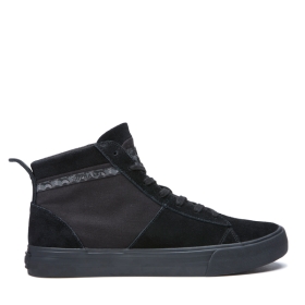 Dámské Kotníkové Boty Supra STACKS MID Černé/Černé | CZ-28467